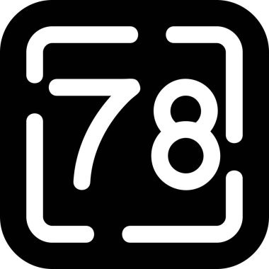 7 numaralı sembol, vektör biçimi