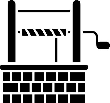 Fabrika simgesi vektör illüstrasyonu