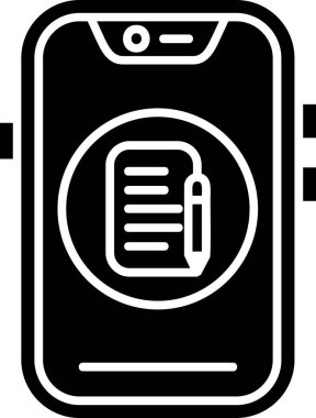 akıllı telefon simgesi soyut arkaplanda izole edildi