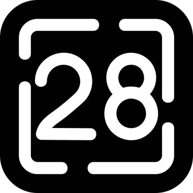 Takvim simgesi, vektör illüstrasyon tasarımı