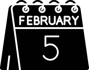 Takvim simgesi vektör illüstrasyonu