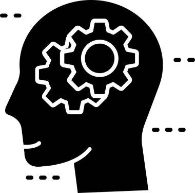 Beyin simgesi, basit tarzı