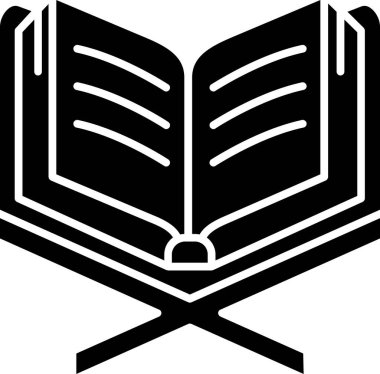 Kitap simgesinin vektör illüstrasyonu