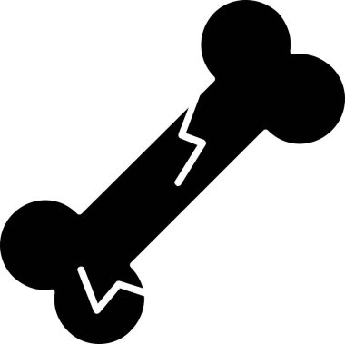 Kemik kemiği insan simgesi ana hatlarıyla