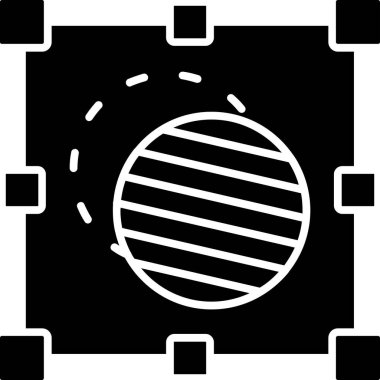 Bir b simgesinin vektör illüstrasyonu