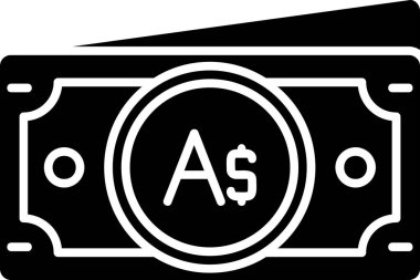 Dolar. Web simgesi basit illüstrasyon