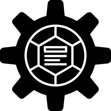 dişli simgesi vektör illüstrasyonu