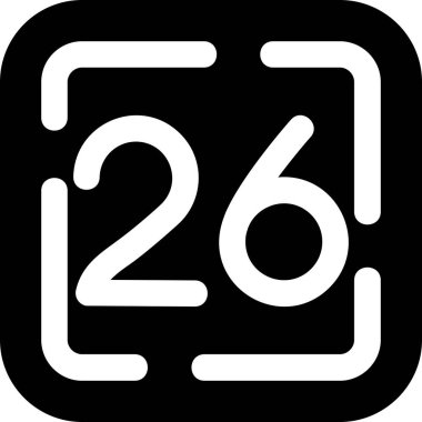 Takvim simgesinin vektör illüstrasyonu