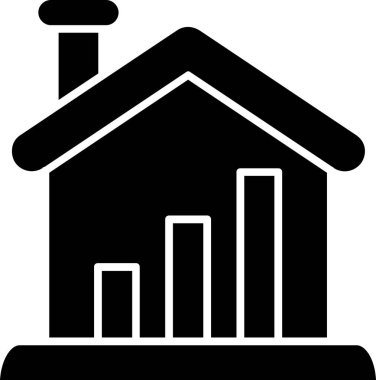 Bina. Web simgesi basit illüstrasyon