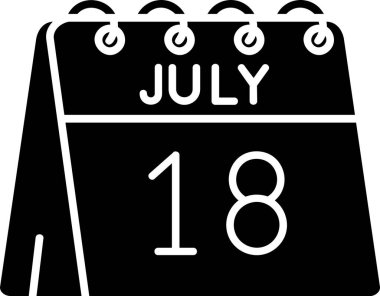 Takvim simgesi tasarımı, vektör illüstrasyonu