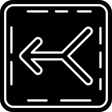 ok yönü sağ simgesi ana hat biçiminde