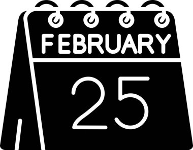 23 Şubat - takvim - gün simgesi