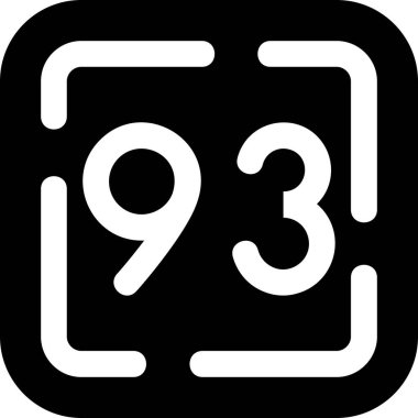 93 simge vektör illüstrasyon tasarımı