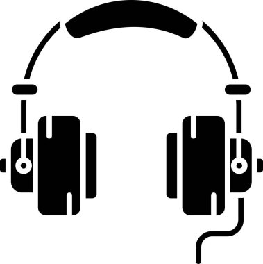 müzik çalar simgesi, vektör illüstrasyonu