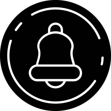 Zil. Web simgesi basit illüstrasyon