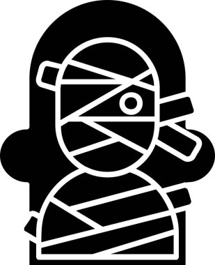 Emniyet iğnesi simgesi, güvenlik sembolü, vektör içeren maske