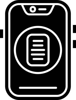 akıllı telefon simgesi vektör illüstrasyonu