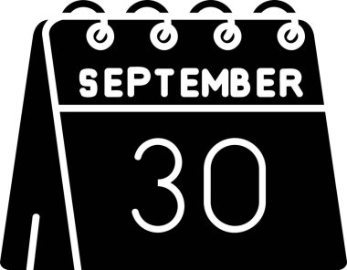 Takvim 0 Eylül simgesi