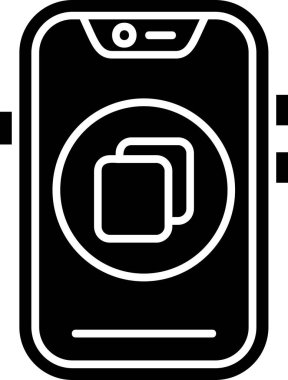 Vektör Mobil simge illüstrasyonu