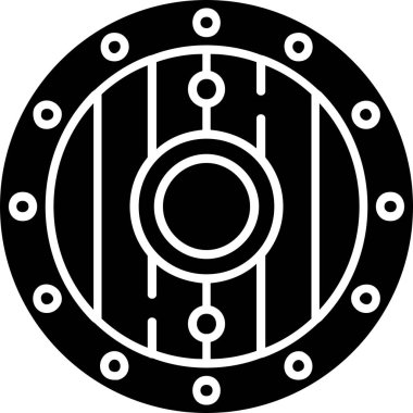 Göz koruma simgesi ana hat biçiminde