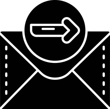 Seo ve teknoloji simgesinin vektör illüstrasyonu