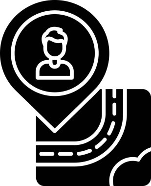 harita konumu gps simgesi