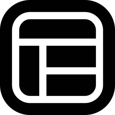 Tek izole edilmiş simgenin vektör illüstrasyonu