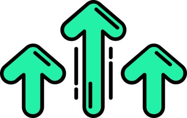 ok yönü simgesi doldurulmuş - taslak biçimi