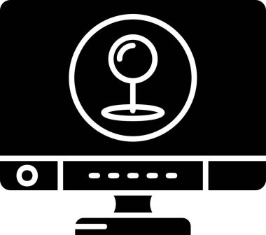 seo modern simgesinin vektör illüstrasyonu