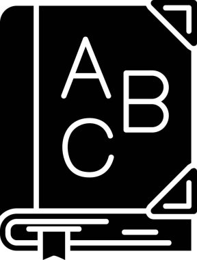 Kitap. Web simgesi basit illüstrasyon