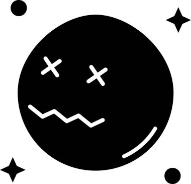 Ay simgesi, vektör illüstrasyonu