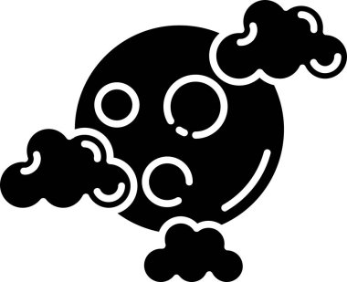 Tatlı cadılar bayramının vektör çizimi