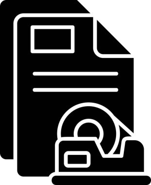 Yazıcı. Web simgesi basit illüstrasyon