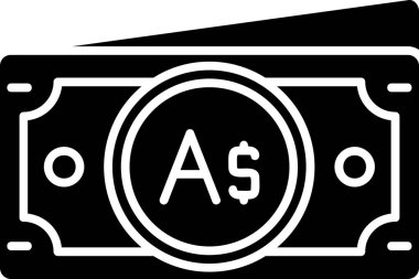 para birimi para simgesi somut stili