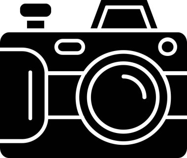 Kamera. Web simgesi basit tasarım