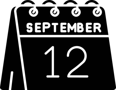 Takvim simgesi tasarımı, vektör illüstrasyonu