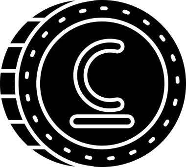 Kumarhane çipleri simgesi, vektör çizimi beyaz arkaplanda izole edildi