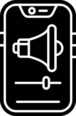 Vektör Mobil simge illüstrasyonu