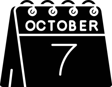 Ekim sayısı olan takvim