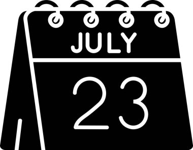 Takvim simgesi, vektör çizimi