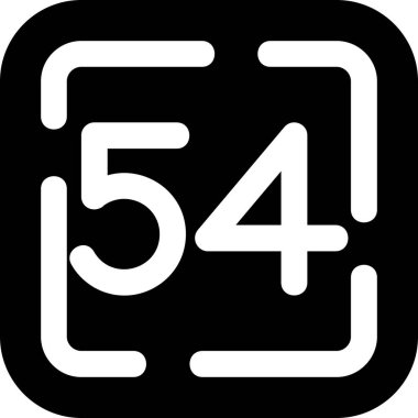 56 glyph vektör tasarımı