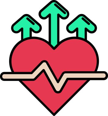 kalp oku simgesi - taslak biçimi