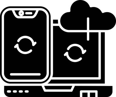 Bulut deposu. Web simgesi