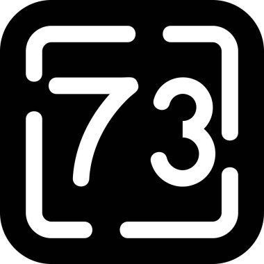 7716 simge, vektör illüstrasyon tasarımı