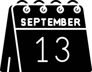 Eylül kabartmalı takvim