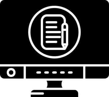 bilgisayar simgesi vektör illüstrasyonu