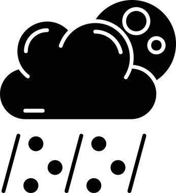 bulut yağmuru simgesi özet biçiminde