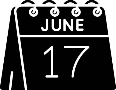 Takvim simgesi, vektör çizimi