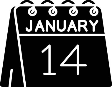 Takvim simgesi vektör illüstrasyonu