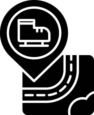 harita konumu simgesi ana hat biçiminde